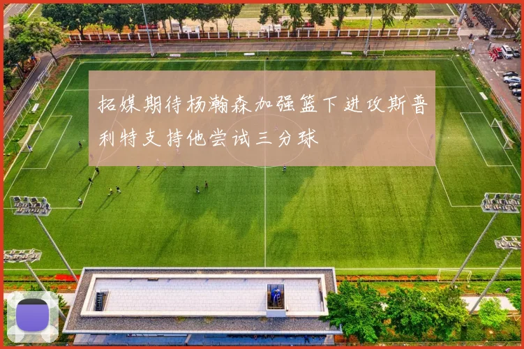 拓媒期待杨瀚森加强篮下进攻斯普利特支持他尝试三分球